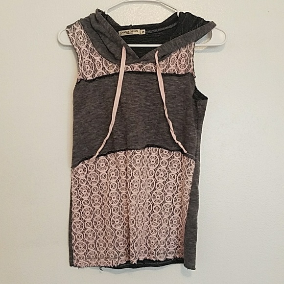 chance or fate Tops - Chance or fate hooded sleeveless top